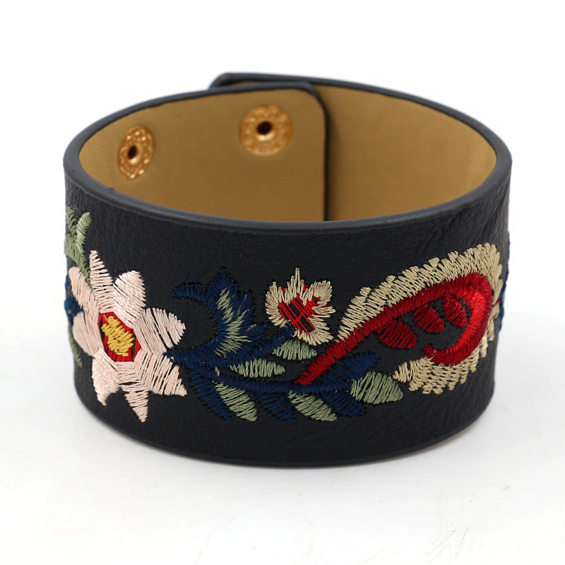 Vintage Boheme Blomsterarmbånd