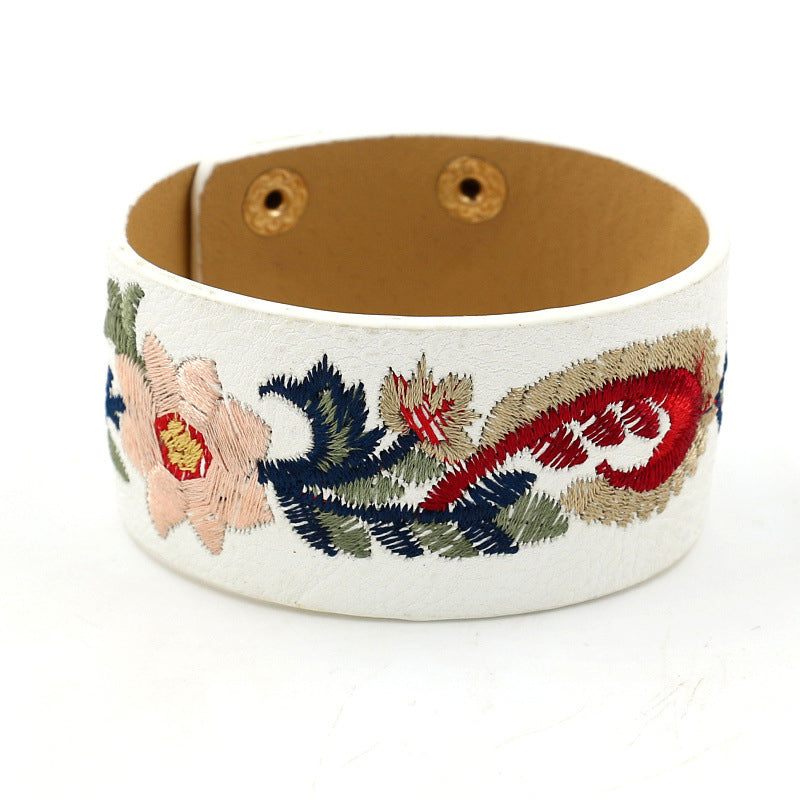 Vintage Boheme Blomsterarmbånd