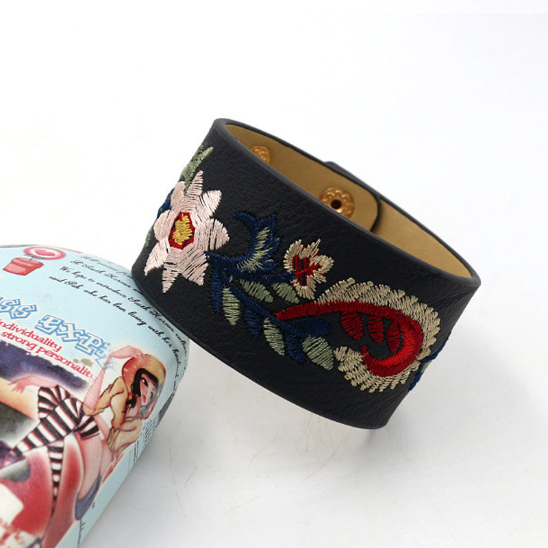 Vintage Boheme Blomsterarmbånd