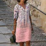 Vintage Blomstret Kjole
