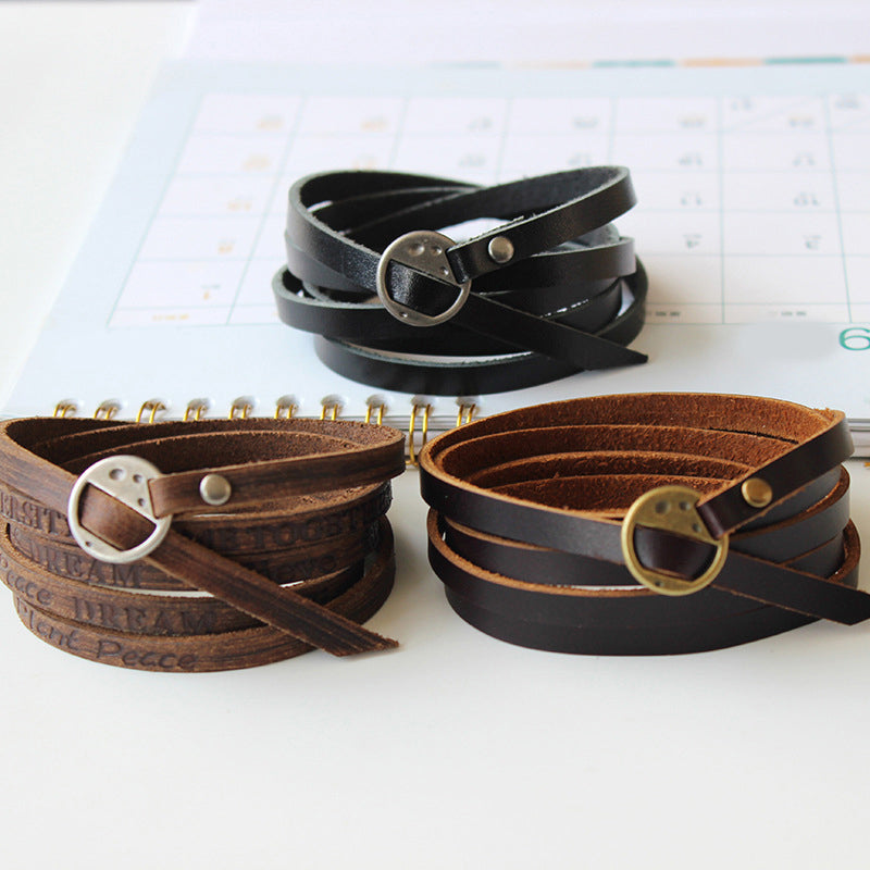 Vintage Læderarmbånd