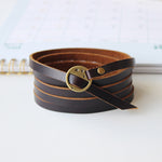 Vintage Læderarmbånd