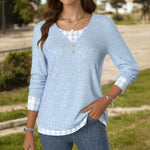 Elegant Afslappet Bluse