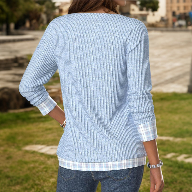 Elegant Afslappet Bluse
