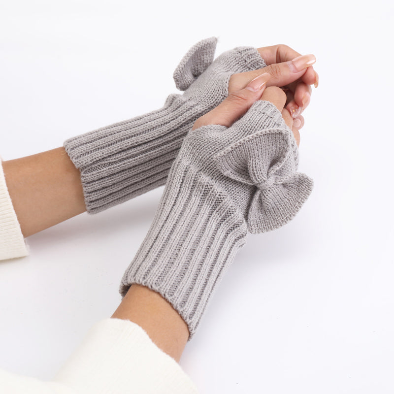 Ensfarvede Varme Handsker