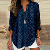Vintage Afslappet Bluse