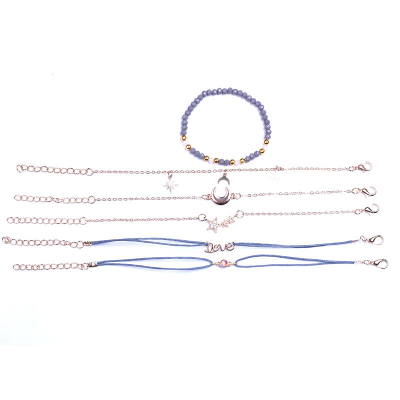 Vintage Beaded Armbånd Sæt