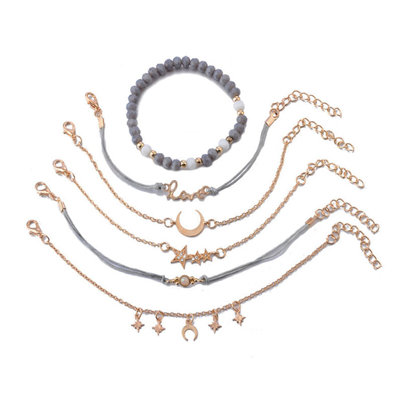 Vintage Beaded Armbånd Sæt