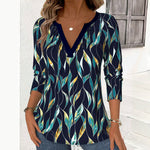 Vintage Afslappet Bluse