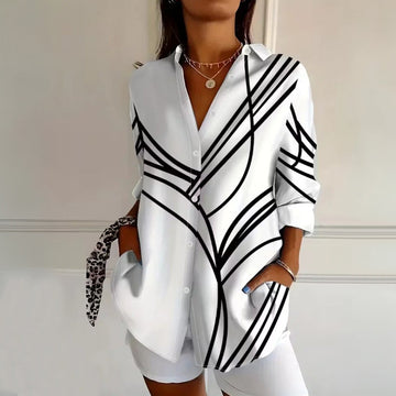 Bedrucktes Kleid Im Vintage-Ethno-Stil