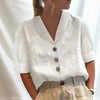 Elegant Ensfarvet Bluse