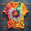 Vintage T-Shirt Med Blomsterprint
