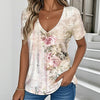 Vintage T-Shirt Med Blomsterprint