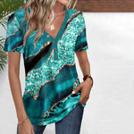 Vintage Gradient Bluse