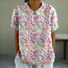 Afslappet Blomsterprintbluse