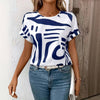Afslappet Abstrakt T-Shirt
