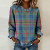 Vintage Plaid Bluse