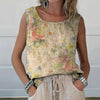 Vintage Tanktop Med Blomsterprint