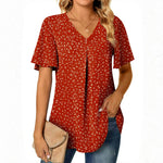 Vintage Afslappet Bluse