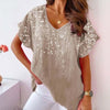 Vintage Afslappet Bluse