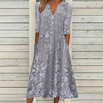 Vintage Blomstret Kjole