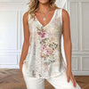 Vintage Tanktop Med Blomsterprint