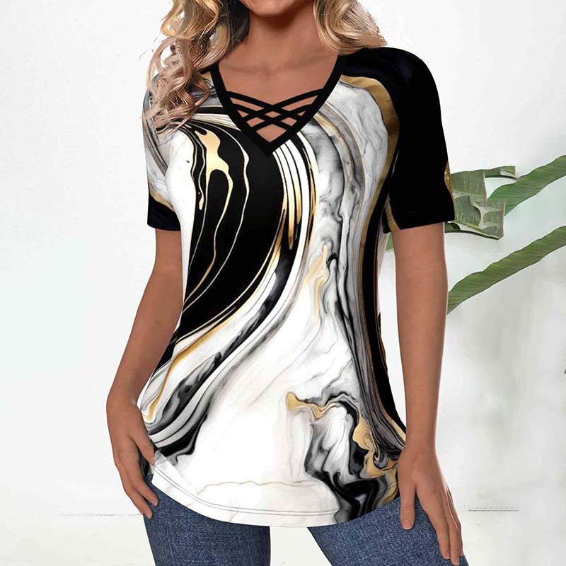 Afslappet Gradient Bluse