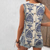 Vintage Tanktop Med Etnisk Print