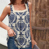 Vintage Tanktop Med Etnisk Print