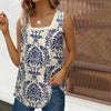 Vintage Tanktop Med Etnisk Print