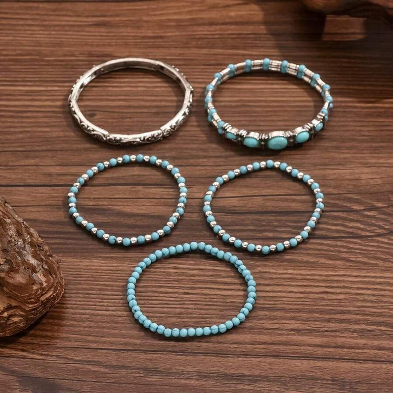 Boheme Armbånd Med Perler