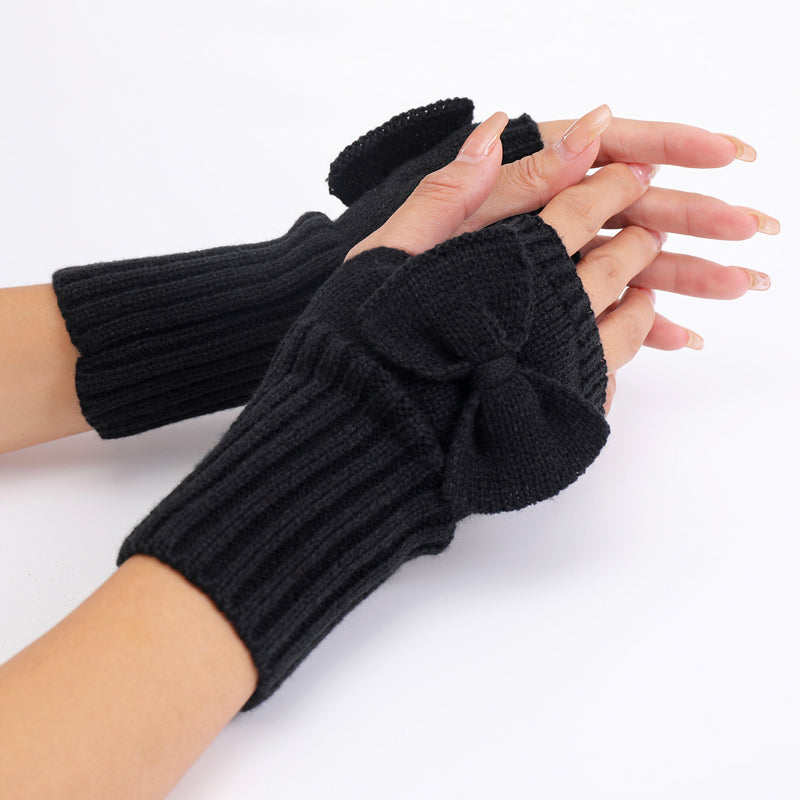 Ensfarvede Varme Handsker