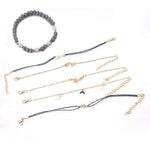 Vintage Beaded Armbånd Sæt