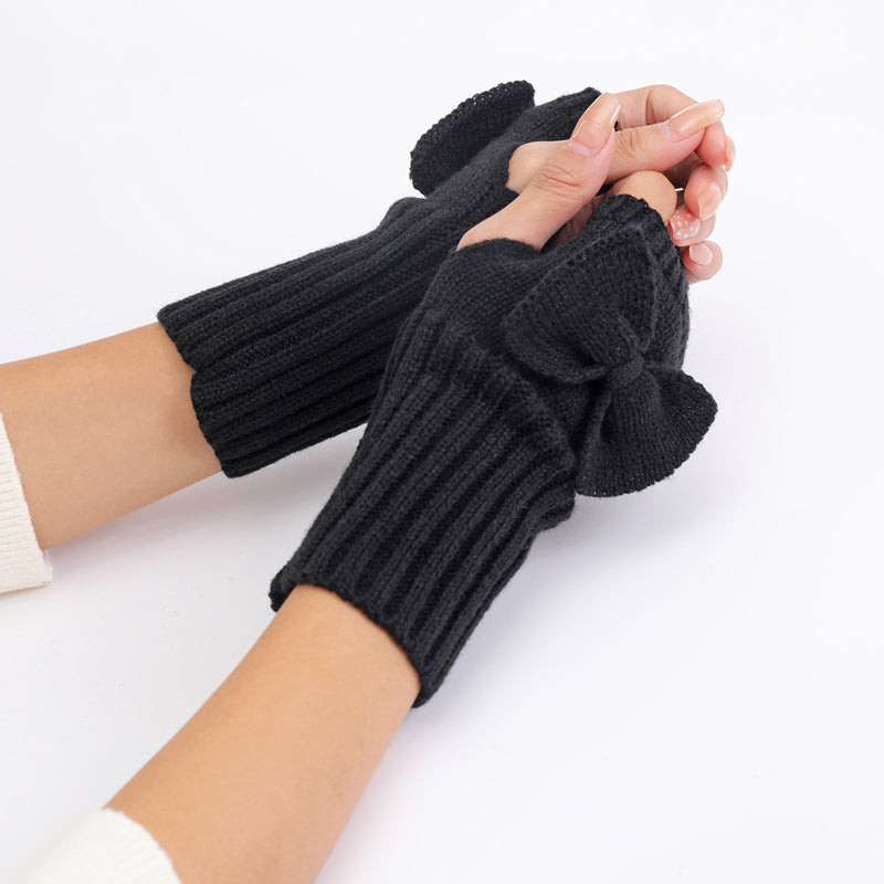 Ensfarvede Varme Handsker