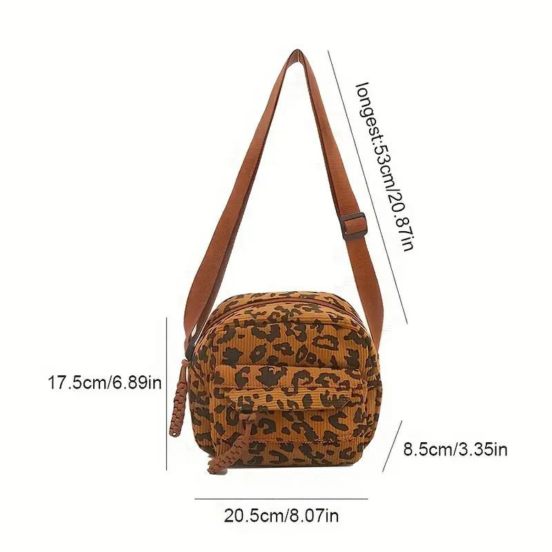 Vintage Leopardtaske