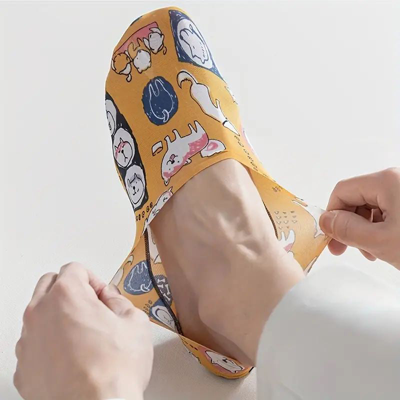 Tegneserie Afslappede Sokker