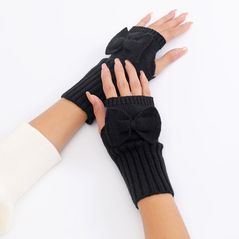 Ensfarvede Varme Handsker
