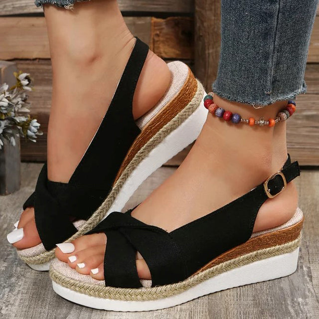 Afslappede Kile Sandaler