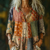 【Langærmet】Vintage Afslappet Bluse