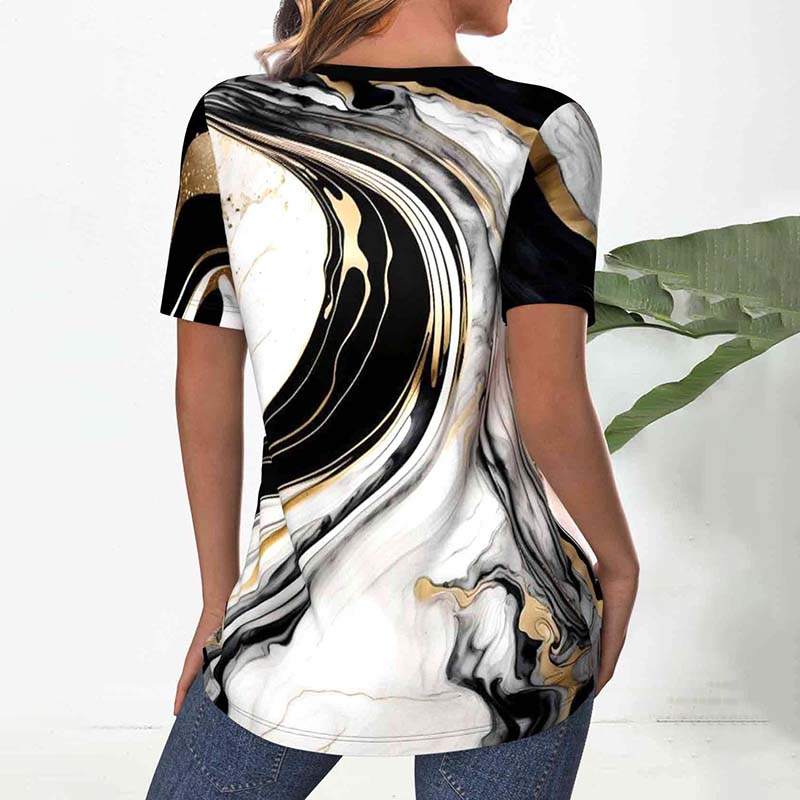 Afslappet Gradient Bluse