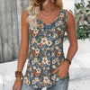 Vintage Tanktop Med Blomsterprint