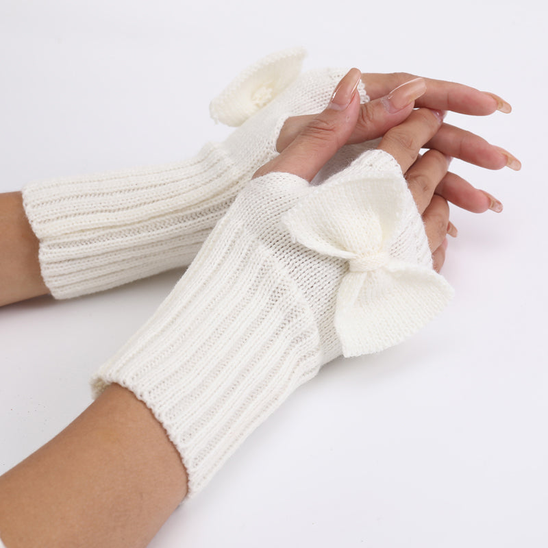 Ensfarvede Varme Handsker