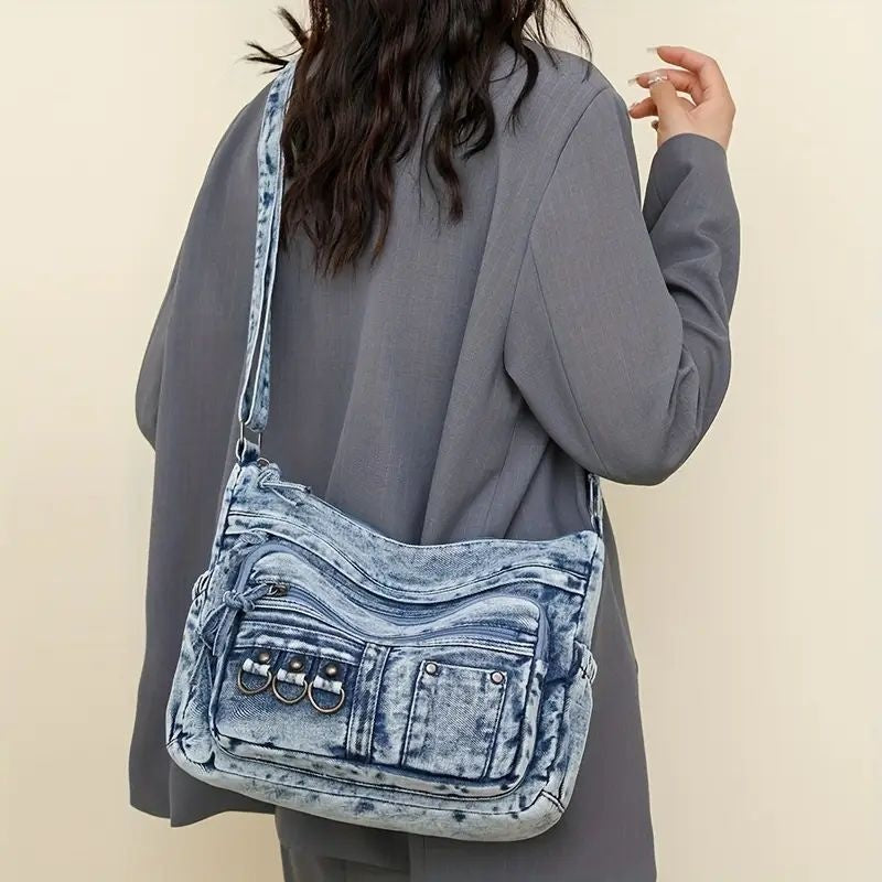 Vintage Afslappet Taske