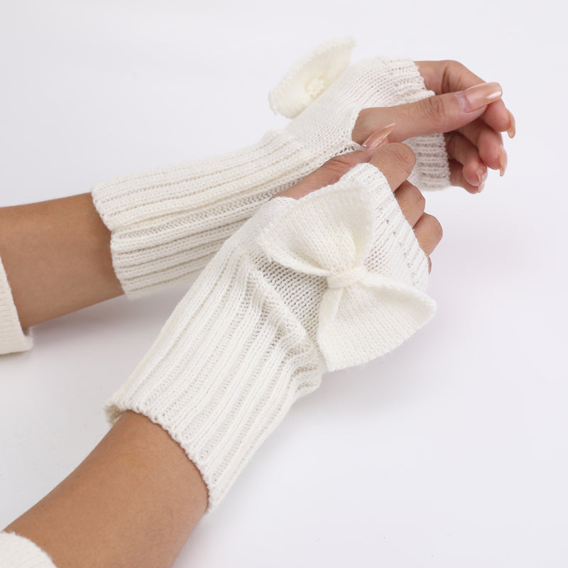 Ensfarvede Varme Handsker