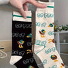 Tegneserie Afslappede Sokker