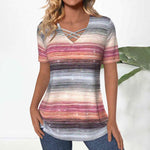 Casual Gradient Bluse