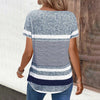 Afslappet Stribet Bluse