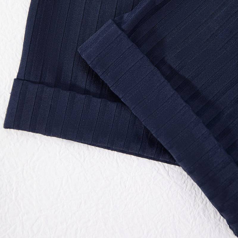 Afslappet Ensfarvet Bluse