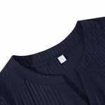 Afslappet Ensfarvet Bluse