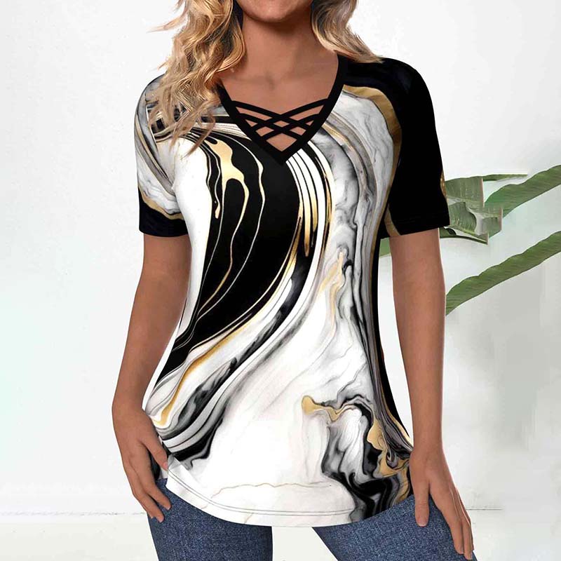 Afslappet Gradient Bluse